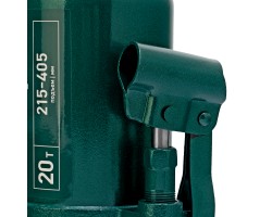 Домкрат гидравлический бутылочный, 20 т, 215-405 мм Сибртех-foto8