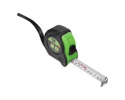 Рулетка Графит,обрезиненный корпус,амортизатор,5 м х 25 мм Сибртех-foto3