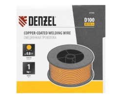 Омедненная проволока ER70S-6, диам. 0,8 мм, 1 кг, диам. катушки D100 Denzel-foto6