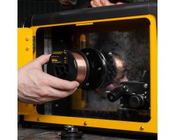 Омедненная проволока ER70S-6, диам. 0,8 мм, 1 кг, диам. катушки D100 Denzel-foto8