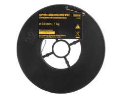 Омедненная проволока ER70S-6, диам. 0,8 мм, 1 кг, диам. катушки D100 Denzel-foto4