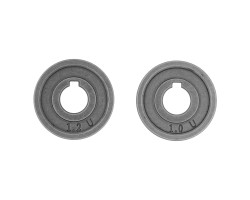 Подающий ролик, U профиль под алюминиевую проволоку 1,0-1,2 мм, 2 шт Denzel 