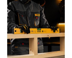 Уровень алюминиевый, магнит, фрезерованный, 3 глазка (1 зеркал.) 0,5 мм/м, 600 мм Denzel-foto12