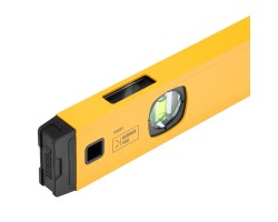 Уровень алюминиевый, магнит, фрезерованный, 3 глазка (1 зеркал.) 0,5 мм/м, 600 мм Denzel-foto7