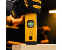 Уровень алюминиевый, магнит, фрезерованный, 3 глазка (1 зеркал.) 0,5 мм/м, 600 мм Denzel-foto14