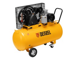 Компрессор воздушный рем. привод BCV 4000-T/200, 4,0 кВт, 200 литров, 690 л/мин Denzel