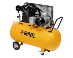 Компрессор воздушный рем. привод BCV 4000-T/200, 4,0 кВт, 200 литров, 690 л/мин Denzel-foto2