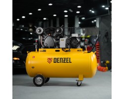 Компрессор воздушный рем. привод BCV 4000-T/200, 4,0 кВт, 200 литров, 690 л/мин Denzel-foto21