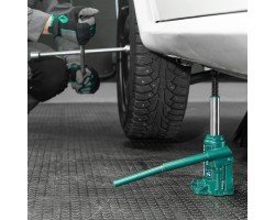 Домкрат гидравлический бутылочный, 2 т, 150-280 мм, в пласт. кейсе Сибртех-foto15