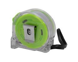 Рулетка Кварц,прозрачный корпус,амортизатор,7,5 м х 25 мм Сибртех-foto2