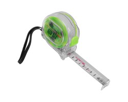 Рулетка Кварц,прозрачный корпус,амортизатор,7,5 м х 25 мм Сибртех-foto3
