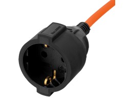 Удлинитель-шнур силовой Garden Series, ПВС, 20м, 1 розетка 3 x 1 мм, Denzel-foto3