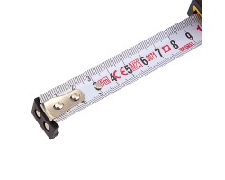 Рулетка 5м х 19мм, двухкомп. корпус, магнитный обрезиненный зацеп Denzel-foto6