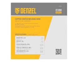 Омедненная проволока ER70S-6, диам. 1 мм, 15 кг, диам. катушки D300 Denzel-foto7