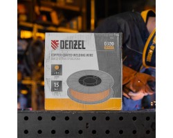 Омедненная проволока ER70S-6, диам. 1 мм, 15 кг, диам. катушки D300 Denzel-foto12