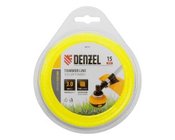 Леска для триммера зубчатый квадрат, 3мм х 15м, блистер FLEX CORD, Denzel-foto4