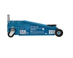 Домкрат гидравлический подкатной, 3 т, 120-450 мм, быстрый подъем, проф. Stels-foto12