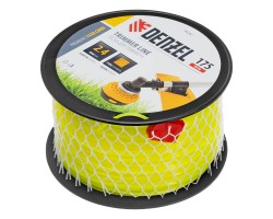 Леска для триммера квадрат, 2,4мм х 175м, на DIN катушке FLEX CORD Denzel-foto2