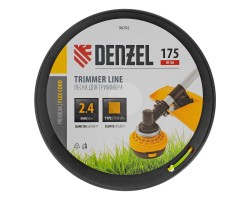 Леска для триммера квадрат, 2,4мм х 175м, на DIN катушке FLEX CORD Denzel-foto3