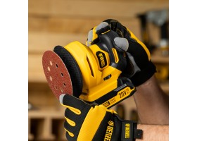 Машина шлифовальная эксцентриковая аккумуляторная CROSH-20-125, Li-Ion, 20 В// Denzel-foto25