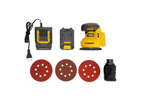 Машина шлифовальная эксцентриковая аккумуляторная CROSH-20-125, Li-Ion, 20 В// Denzel-foto2