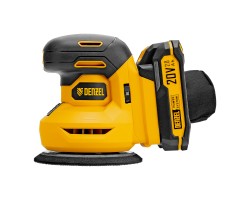 Машина шлифовальная эксцентриковая аккумуляторная CROSH-20-125, Li-Ion, 20 В// Denzel-foto7