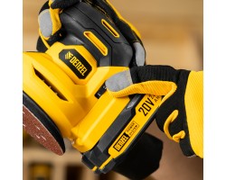 Машина шлифовальная эксцентриковая аккумуляторная CROSH-20-125, Li-Ion, 20 В// Denzel-foto27