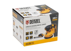 Машина шлифовальная эксцентриковая аккумуляторная CROSH-20-125, Li-Ion, 20 В// Denzel-foto6