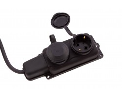 Удлинитель силовой 10 м, 16А, тип УХз16, КГ 3 x 1.5 мм, 2 розетки, Сибртех-foto7