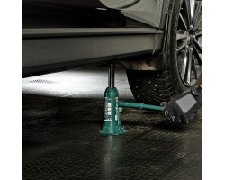 Домкрат гидравлический бутылочный, 3 т, 180-320 мм, в пласт. кейсе Сибртех-foto15