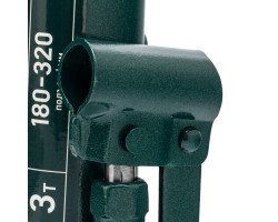 Домкрат гидравлический бутылочный, 3 т, 180-320 мм, в пласт. кейсе Сибртех-foto7