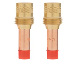 Держатель цанги с газовой линзой для электрода 2,4 мм, 2 шт Denzel 