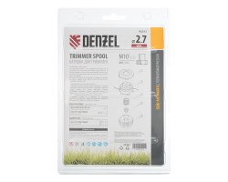Катушка триммер. полуавтомат., гайка М10, М10, М12, лев. шаг 1,25 1,5 1,5мм Denzel-foto8
