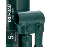 Домкрат гидравлический бутылочный, 5 т, 180-340 мм, в пласт. кейсе Сибртех-foto7