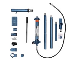 Растяжка гидравлическая, 10 т, набор из 17 предметов, 7 сменных насадок, в пластиковом кейсе на колесах Stels-foto12