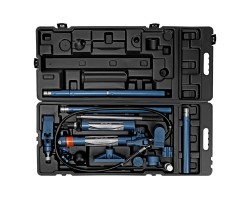 Растяжка гидравлическая, 10 т, набор из 17 предметов, 7 сменных насадок, в пластиковом кейсе на колесах Stels-foto2