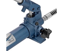 Растяжка гидравлическая, 10 т, набор из 17 предметов, 7 сменных насадок, в пластиковом кейсе на колесах Stels-foto7