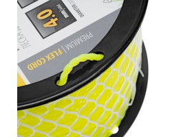 Леска для триммера витой квадрат, 4,0мм х 106м, на DIN катушке FLEX CORD Denzel-foto5