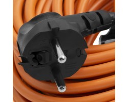 Удлинитель-шнур силовой 30 м, 16А, тип УХ16, ПВС, усиленный, 1 розетка без заземления Сибртех-foto2