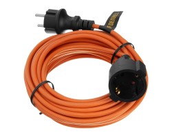 Удлинитель-шнур силовой Garden Series, ПВС, 10м, 1 розетка, 3 x 1 мм, Denzel