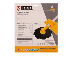 Диск для триммера, 230 х 25.4 мм, толщина 1.6 мм, 8 лезвий Denzel-foto4