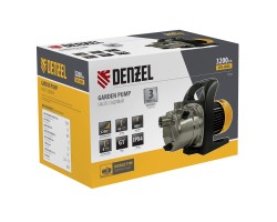 Садовый поверхностный насос GPL800Х, 800 Вт, 3200 л/ч, подъем 42 м, нержавейка Denzel-foto17