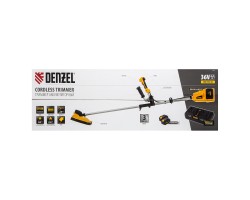 Триммер аккумуляторный бесщеточный CBC350-36, Li-ion, 36 В, 350 мм Denzel Новинка-foto13