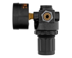 Регулятор давления с манометром R1500, 12 бар, 1/4" Denzel-foto5