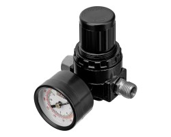 Регулятор давления с манометром R1500, 12 бар, 1/4" Denzel