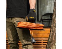 Удлинитель-шнур силовой Garden Series, ПВС, 20м, 1 розетка 3 x 1,5 мм, Denzel-foto10