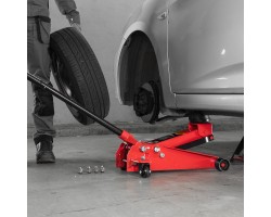 Домкрат гидравлический подкатной, 3 т, h подъема 130-465 мм Sparta-foto18