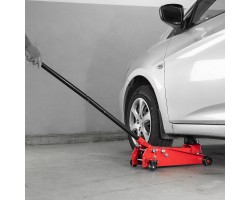 Домкрат гидравлический подкатной, 3 т, h подъема 130-465 мм Sparta-foto16