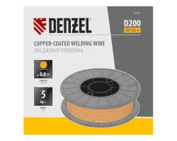 Омедненная проволока ER70S-6, диам. 0,8 мм, 5 кг, диам. катушки D200 Denzel-foto6