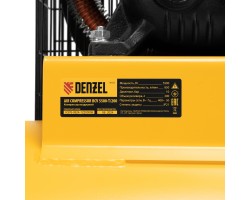 Компрессор воздушный рем. привод BCV 5500-T/200, 5,5 кВт, 200 литров, 850 л/мин Denzel-foto17